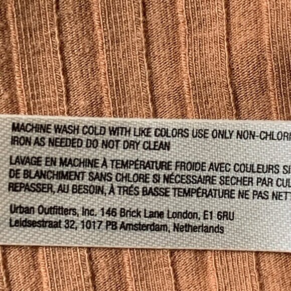 Free People Movement Womens Ribbed Tan Tank Top Size XL - Picture 4 of 8